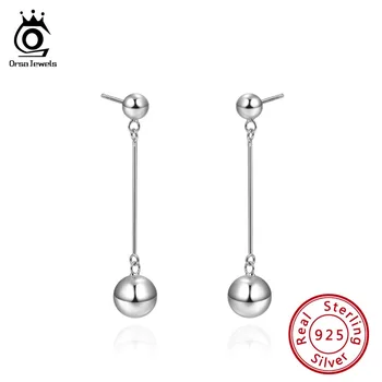 ORSA JEWELS Women Silver Ball Drop Earrings Sterling Silver Top Quality Simple Trendy Solid 925 Jewelry Female Earrings SE143
ORSA JEWELS Women Silver Ball Drop Earrings Sterling Silver Top Quality Simple Trendy Solid 925 Jewelry Female Earrings SE143