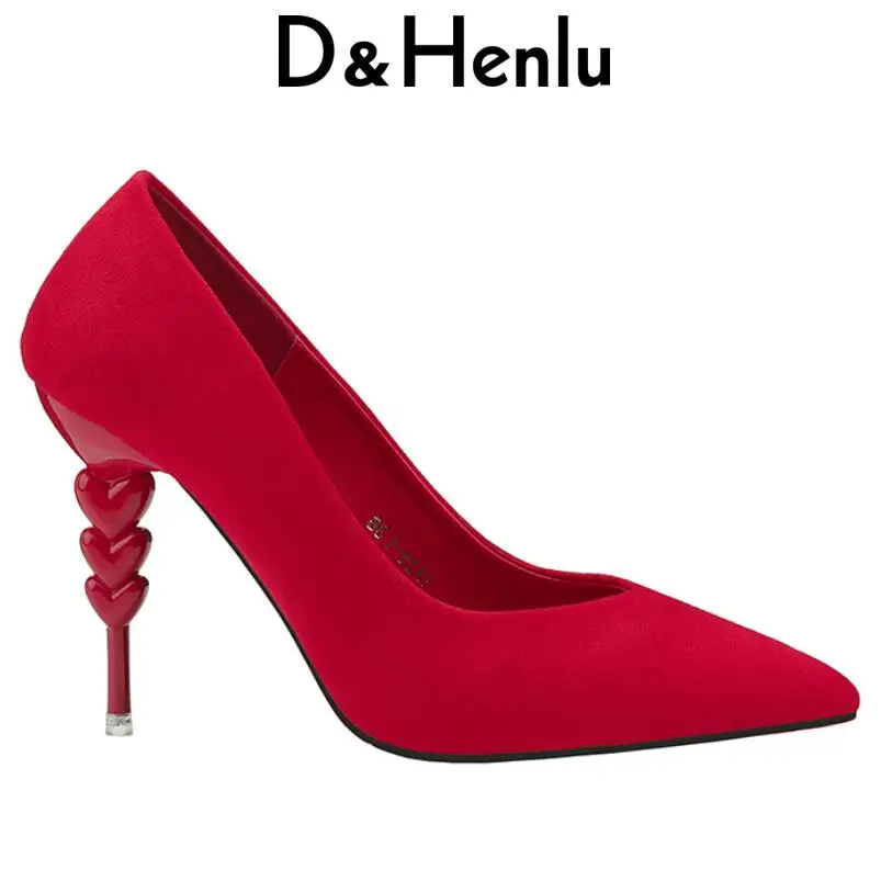 {D&Henlu} 2019 Spring Women Heels Pumps Sexy Shoes High Heels Party Shoes Women Red Shoe Pumps Wedding Strange Style chaussure
{D&Henlu} 2019 Spring Women Heels Pumps Sexy Shoes High Heels Party Shoes Women Red Shoe Pumps Wedding Strange Style chaussure