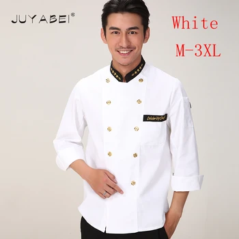 White Men Chef Jacket Hotel Restaurant Kitchen Chef Cooking Work Clothes UnisexDragon Embroidery Long Sleeves Baking Chef Coats
White Men Chef Jacket Hotel Restaurant Kitchen Chef Cooking Work Clothes UnisexDragon Embroidery Long Sleeves Baking Chef Coats
