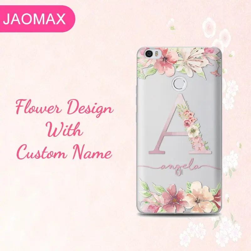 Jaomax Customize Flower Phone Case For Xiaomi Redmi 4x Note5a 5Plus Mi A1 Cute Silicone Case Cover With Name
Jaomax Customize Flower Phone Case For Xiaomi Redmi 4x Note5a 5Plus Mi A1 Cute Silicone Case Cover With Name