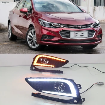 CSCSNL 1 set 12V ABS LED DRL Daytime Running Lights fog lamp hole with turnning Yellow Signal For Chevrolet Cruze 2016 2017
CSCSNL 1 set 12V ABS LED DRL Daytime Running Lights fog lamp hole with turnning Yellow Signal For Chevrolet Cruze 2016 2017
