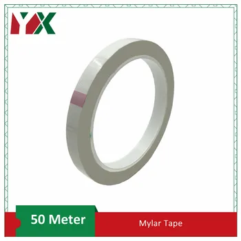 YX Heat Resistant Mylar Tape Polyester Film Tape for Transformers Motor Capacitor Coil Wrap 50 Meter Mylar Tape
YX Heat Resistant Mylar Tape Polyester Film Tape for Transformers Motor Capacitor Coil Wrap 50 Meter Mylar Tape