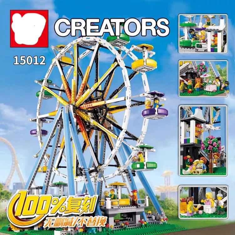 15012 ideas series the Ferris Wheel model Building Blocks compatible 10247 Architecture toys for children 
15012 ideas series the Ferris Wheel model Building Blocks compatible 10247 Architecture toys for children