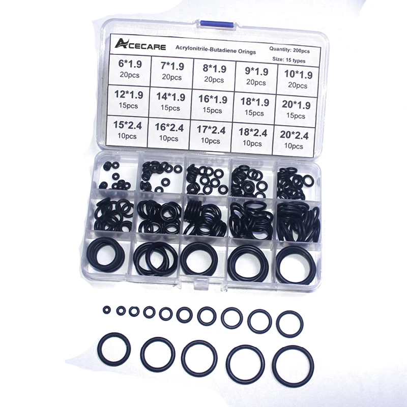 AC9000 200PCS/1 BOX PCP Paintball NBR Rubber Gasket Replacements Sealing O-rings Durable Socket Black 15 Sizes Available O-rings
AC9000 200PCS/1 BOX PCP Paintball NBR Rubber Gasket Replacements Sealing O-rings Durable Socket Black 15 Sizes Available O-rings