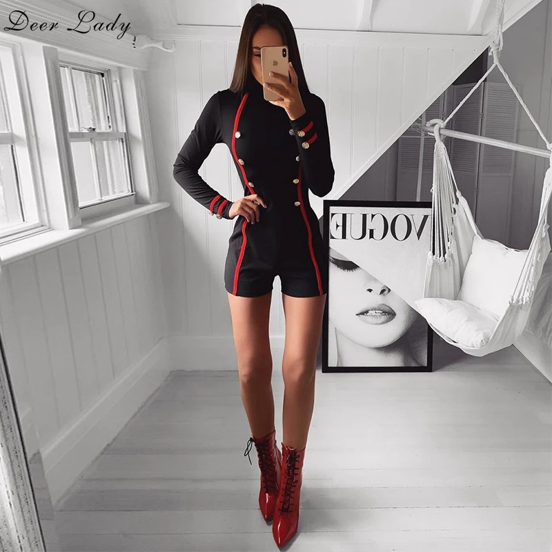 Deer Lady Jumpsuits For Women 2019 Summer Sexy Bandage Jumpsuit Party Long Sleeve Jumpsuit Bandage Bodycon Black Bodysuit Short
Deer Lady Jumpsuits For Women 2019 Summer Sexy Bandage Jumpsuit Party Long Sleeve Jumpsuit Bandage Bodycon Black Bodysuit Short