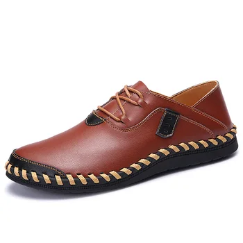 High Quality Handmade Men's Shoes Breathable Casual Leather Shoes Comfortable Soft Moccasins Men Flats 2019 Autumn New 2A
High Quality Handmade Men's Shoes Breathable Casual Leather Shoes Comfortable Soft Moccasins Men Flats 2019 Autumn New 2A