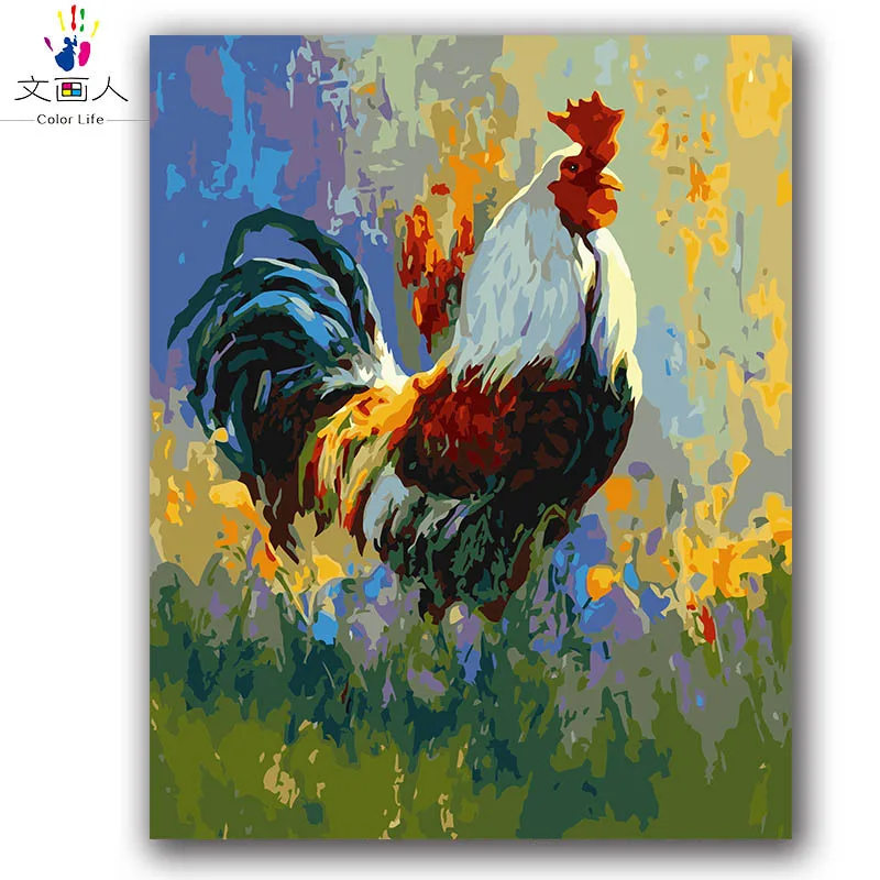 Chicken Big cock painting by numbers animals picture on canvas drawing coloring by numbers with kits for children's room decor
Chicken Big cock painting by numbers animals picture on canvas drawing coloring by numbers with kits for children's room decor