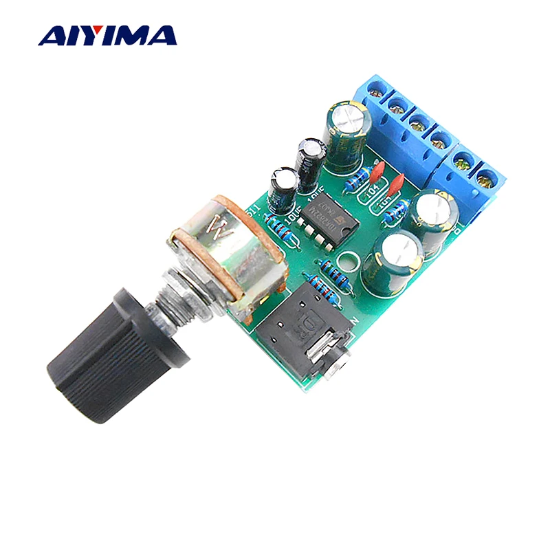 Аудиоусилитель Aiyima TDA2822M Плата усилителя 1 5 Вт * 2 0 стерео усилитель AUX модуль