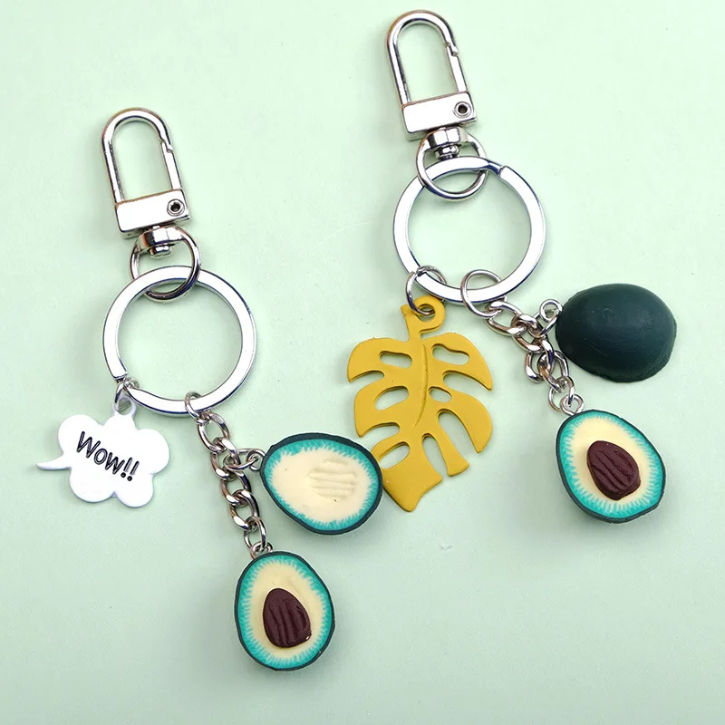 Avocado Key chain Simulation Fruit Heart-shaped Keychain Couple Bag 3D Printed Soft Pottery Keychain Girls pendant key ring
Avocado Key chain Simulation Fruit Heart-shaped Keychain Couple Bag 3D Printed Soft Pottery Keychain Girls pendant key ring