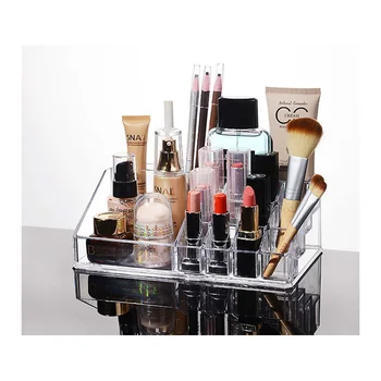 1 Pcs plastic box Polystyrene Cosmetic box Crystal Organizer Makeup Jewelry Storage Lipstick make-up brush Holder Display Box
1 Pcs plastic box Polystyrene Cosmetic box Crystal Organizer Makeup Jewelry Storage Lipstick make-up brush Holder Display Box