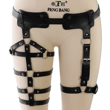 Ladies PU Leather Harness Body Belt Sexy Garter Bondage Punk Waist Leg Belts Adjustable Suspender Straps Dance Rave for Women
Ladies PU Leather Harness Body Belt Sexy Garter Bondage Punk Waist Leg Belts Adjustable Suspender Straps Dance Rave for Women