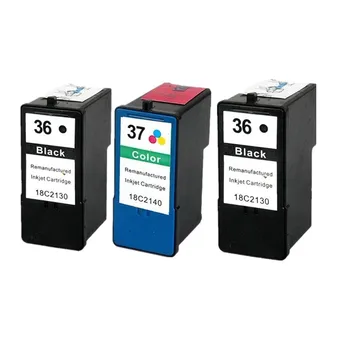 2 Black + 1 Color Ink Cartridge For Lexmark 36 37 Inkjet 18C2170 18C2180 for Lexmark x3650 x4650 x5650 x6650 x6675 Z2420 Printer
2 Black + 1 Color Ink Cartridge For Lexmark 36 37 Inkjet 18C2170 18C2180 for Lexmark x3650 x4650 x5650 x6650 x6675 Z2420 Printer