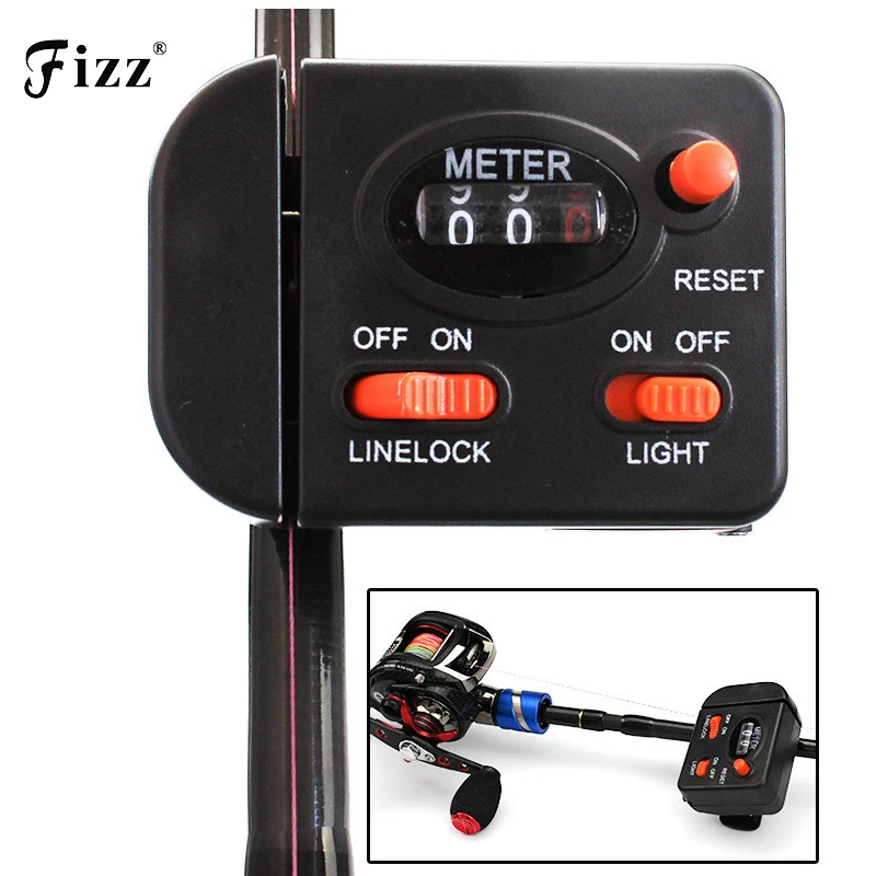 High Accuracy 99.9M Fishing Line Counter Digital Display Electric Light Night Fishing Line Meter Gauge Sea Fishing Tackle
High Accuracy 99.9M Fishing Line Counter Digital Display Electric Light Night Fishing Line Meter Gauge Sea Fishing Tackle
