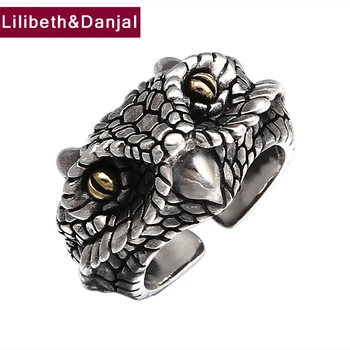 Snake Adjustable Ring 100% Real 925 Sterling Silver Jewelry for men women Vintage python Opening Ring 2018 bohemian jewelry R101
Snake Adjustable Ring 100% Real 925 Sterling Silver Jewelry for men women Vintage python Opening Ring 2018 bohemian jewelry R101