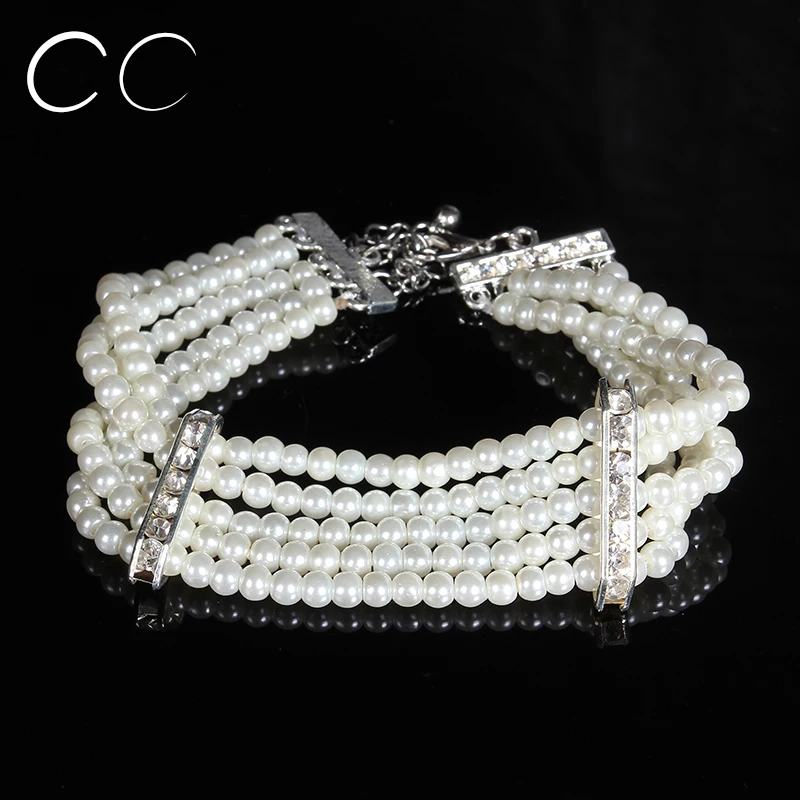 Bijoux femme elegant wedding jewellery pearl beaded bracelet for bridals women wedding party fashion jewelry accessories E025
Bijoux femme elegant wedding jewellery pearl beaded bracelet for bridals women wedding party fashion jewelry accessories E025