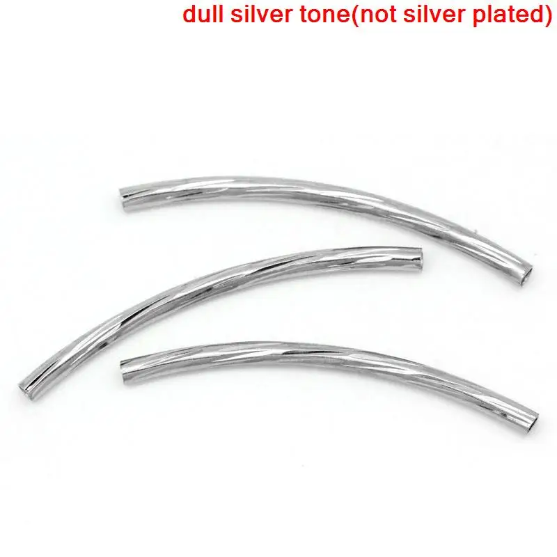 DoreenBeads Curved Tube Spacer Beads dull silver color 3.5x0.2cm,100PCs (B22226)
DoreenBeads Curved Tube Spacer Beads dull silver color 3.5x0.2cm,100PCs (B22226)
