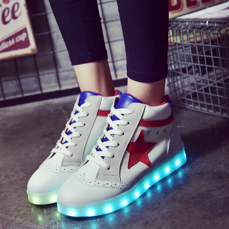 Womens Led Shoes For Adults Ankle Boots 2017 New Flat Light Shoes Luminous Glowing Help Usb Charging White Shoe Botines Mujer Womens Led Shoes For Adults Ankle Boots 2017 New Flat Light Shoes Luminous Glowing Help Usb Charging White Shoe Botines Mujer<br><br>Aliexpress