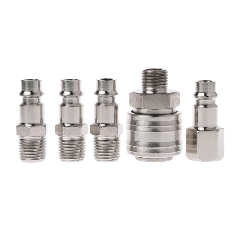6Pcs/set EURO Air Line Hose Compressor Fitting Connector Quick Release Set 1/4" BSP
6Pcs/set EURO Air Line Hose Compressor Fitting Connector Quick Release Set 1/4" BSP