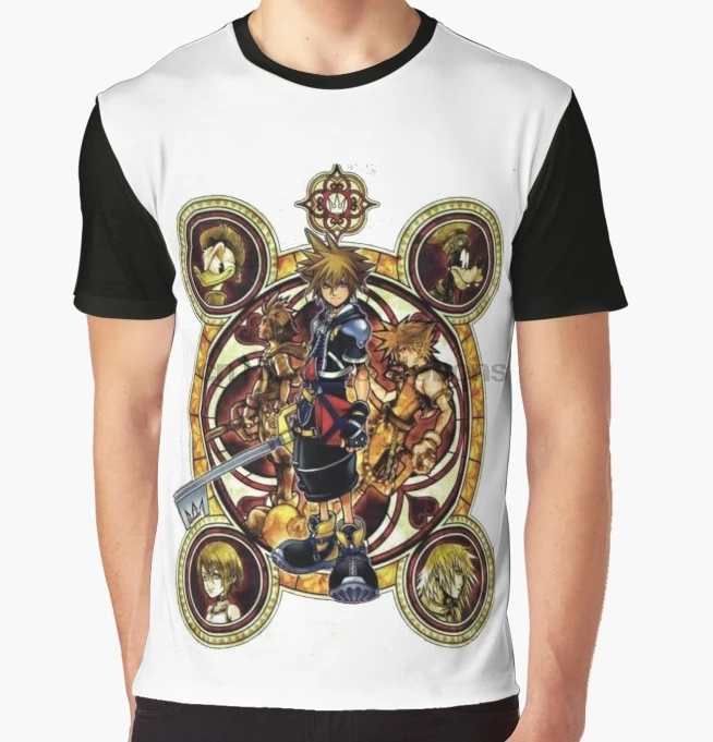 All Over Print T-Shirt Men Funy tshirt Kingdom Hearts Sora stained glass Short Sleeve O-Neck Graphic Tops Tee women t shirt
All Over Print T-Shirt Men Funy tshirt Kingdom Hearts Sora stained glass Short Sleeve O-Neck Graphic Tops Tee women t shirt
