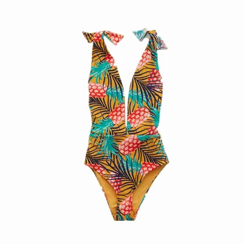 New Arrivals Sexy Pineapple Print Skinny Deep V-neck Backless Sexy Beach Bodysuits 2018 Summer Women Rompers
New Arrivals Sexy Pineapple Print Skinny Deep V-neck Backless Sexy Beach Bodysuits 2018 Summer Women Rompers