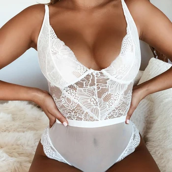 Seamyla Sexy White Lace Bodysuits Women Translucence Bodysuit High Quality Sleeveless Club Party Sexy Bodycon Bodysuit 2020
Seamyla Sexy White Lace Bodysuits Women Translucence Bodysuit High Quality Sleeveless Club Party Sexy Bodycon Bodysuit 2020
