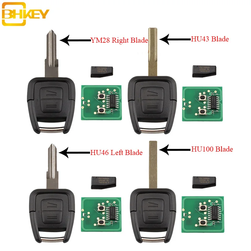 BHKEY 2Buttons Remote Car key Transponder Chip ID40 For Vauxhall Opel Astra Vectra Zafira HU43/HU100/YM28/HU46 Blade Optional
BHKEY 2Buttons Remote Car key Transponder Chip ID40 For Vauxhall Opel Astra Vectra Zafira HU43/HU100/YM28/HU46 Blade Optional
