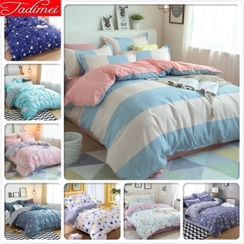 New Fashion 3/4 pcs Bedding Set Adult Kids Child Soft Cotton Bed Linens Single Full Double Queen King Big Size Quilt Duvet Cover
New Fashion 3/4 pcs Bedding Set Adult Kids Child Soft Cotton Bed Linens Single Full Double Queen King Big Size Quilt Duvet Cover