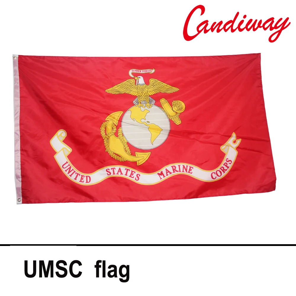 Image 3*5FT 90*150cm UNITED STATES MARINE CORPS BOAT MOTORCYCLE FLAG us army banner parade Festival Home Decoration NN059