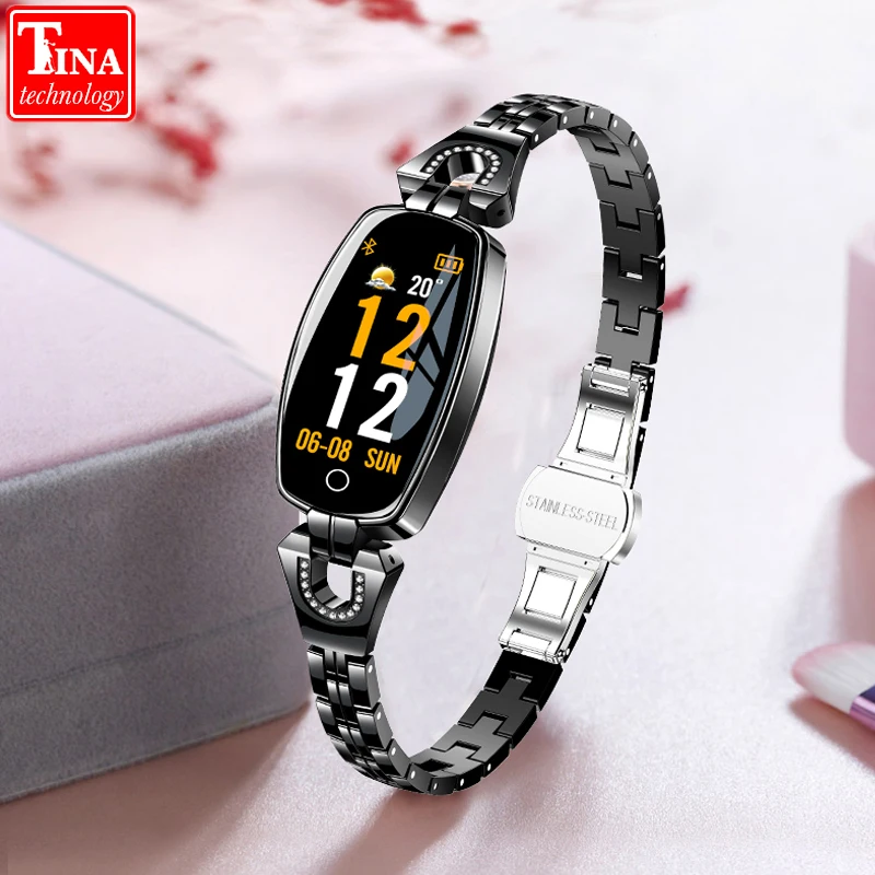 Fashion H8 Women Smart Wristband Heart Rate Monitor Blood Pressure Smart Bracelet Waterproof Fitness Tracker Smart Band for Lady
Fashion H8 Women Smart Wristband Heart Rate Monitor Blood Pressure Smart Bracelet Waterproof Fitness Tracker Smart Band for Lady
