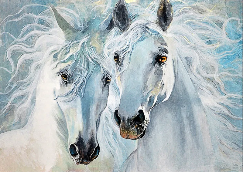 Diamond Painting Full Square White Horse 5D DIY Diamond Embroidery Mosaic Picture Of Rhinestone Animal Christmas Decoration Home
Diamond Painting Full Square White Horse 5D DIY Diamond Embroidery Mosaic Picture Of Rhinestone Animal Christmas Decoration Home
