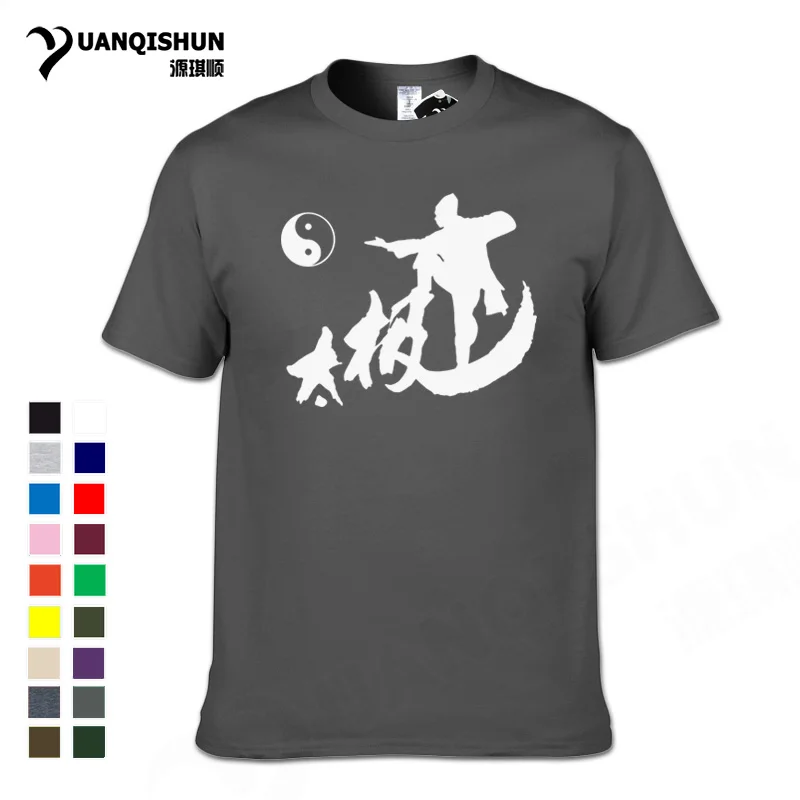 YUANQISHUN Brand T-shirt Chinese Character Tai Chi Print Tshirt 2018 New Kung Fu Taiji Figure China Style Men's Casual Tops Tees
YUANQISHUN Brand T-shirt Chinese Character Tai Chi Print Tshirt 2018 New Kung Fu Taiji Figure China Style Men's Casual Tops Tees