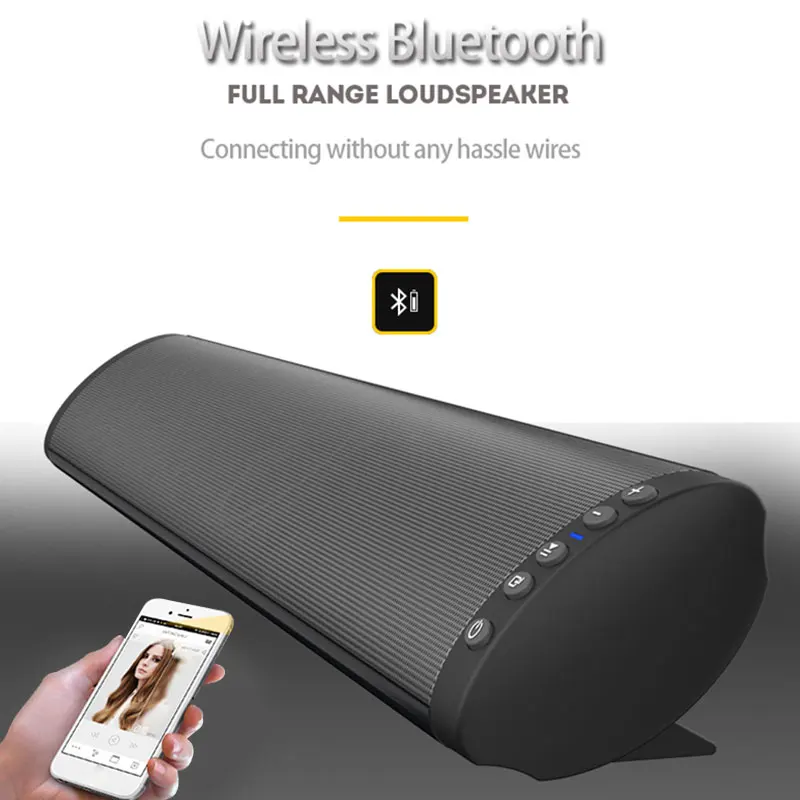 New 20W Wireless Bluetooth Speaker Bluetooth 5.0 Column Soundbar Strong Bass 3D Stereo Home Theater Column Surround Sound System
New 20W Wireless Bluetooth Speaker Bluetooth 5.0 Column Soundbar Strong Bass 3D Stereo Home Theater Column Surround Sound System