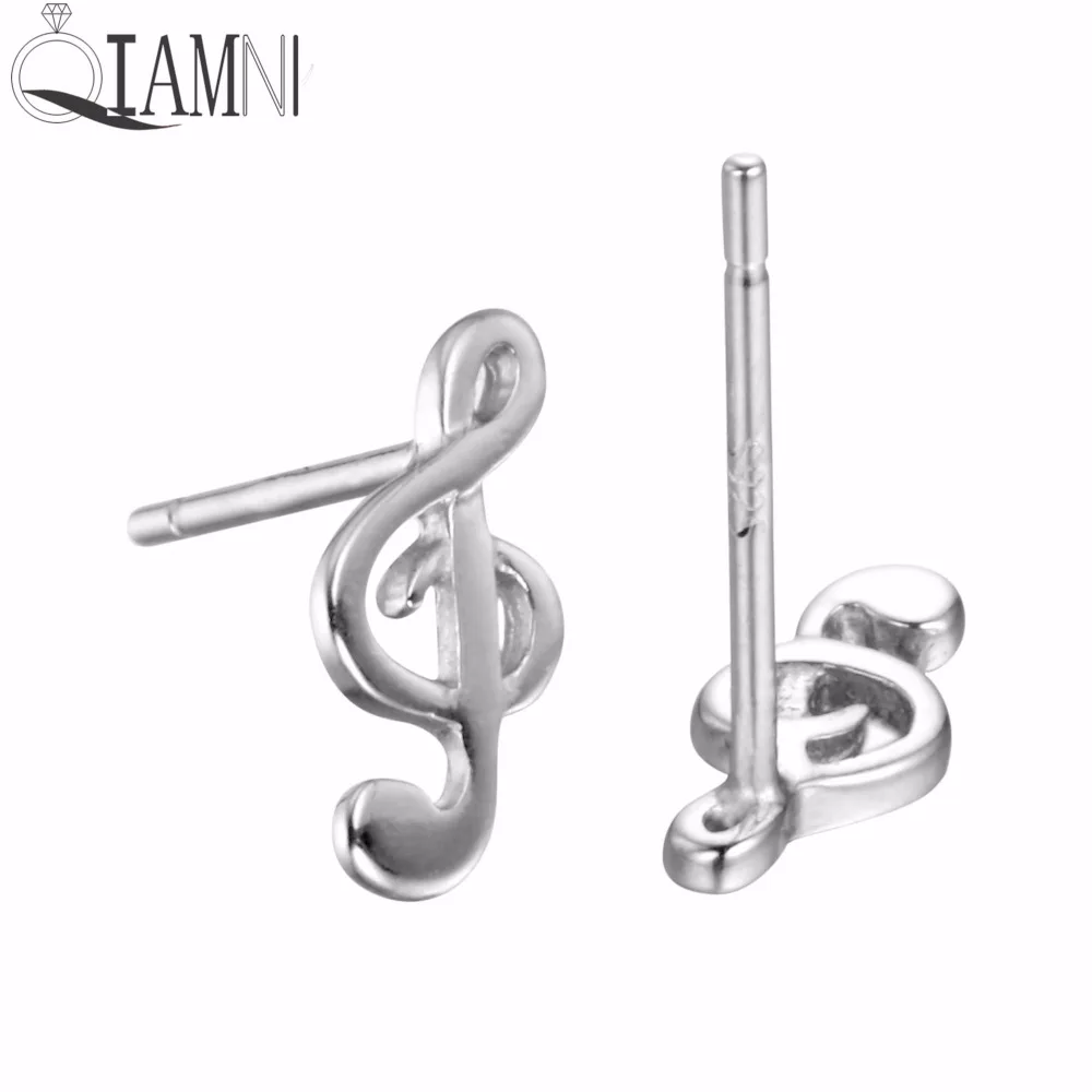QIAMNI 925 Sterling Silver Charming Music Note Symbol Notation Stud Earrings for Women Girls Wedding Jewelry Christmas Kids Gift
QIAMNI 925 Sterling Silver Charming Music Note Symbol Notation Stud Earrings for Women Girls Wedding Jewelry Christmas Kids Gift
