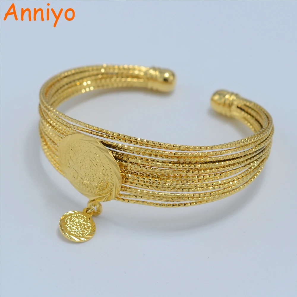 Anniyo монета-браслет арабские женщины ювелирные изделия Среднего Востока