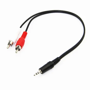 Bochara 30cm 3.5mm Stereo Jack Male to 2 RCA Male Audio Cable For Speakers Amplifier
Bochara 30cm 3.5mm Stereo Jack Male to 2 RCA Male Audio Cable For Speakers Amplifier