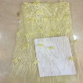 African lace fabric with sequins french lace fabric tulle Nigerian laces fabrics 3D flower for wedding dress 5 yards xc80-54
African lace fabric with sequins french lace fabric tulle Nigerian laces fabrics 3D flower for wedding dress 5 yards xc80-54
