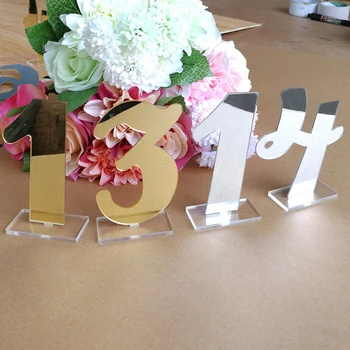 0-9 Mirror Silver / Golden Acrylic wedding seating stand Number Table Number Signs for home hotel Decor Numerals Geometric craft
0-9 Mirror Silver / Golden Acrylic wedding seating stand Number Table Number Signs for home hotel Decor Numerals Geometric craft