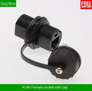RJ45 Female socket Straight head Ethernet LAN Black IP68 Protection M20 Stuffing Locknut Plastic RJ45 Waterproof Gland Connector
RJ45 Female socket Straight head Ethernet LAN Black IP68 Protection M20 Stuffing Locknut Plastic RJ45 Waterproof Gland Connector