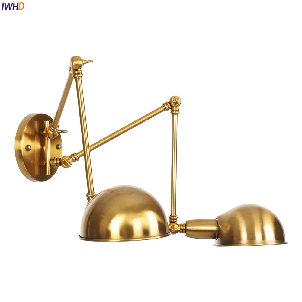 IWHD 2 Heads Adjustable Arm LED Wall Light Fixtures Bathroom Bedroom Retro Loft Industrial Long Arm Wall Lamp Sconce Wandlamp
IWHD 2 Heads Adjustable Arm LED Wall Light Fixtures Bathroom Bedroom Retro Loft Industrial Long Arm Wall Lamp Sconce Wandlamp