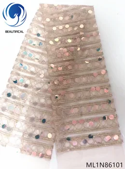 BEAUTIFICAL african lace fabrics New arrival 3d sequins net lace nigerian embroidery sequins fabric for dress 5yards ML1N861
BEAUTIFICAL african lace fabrics New arrival 3d sequins net lace nigerian embroidery sequins fabric for dress 5yards ML1N861