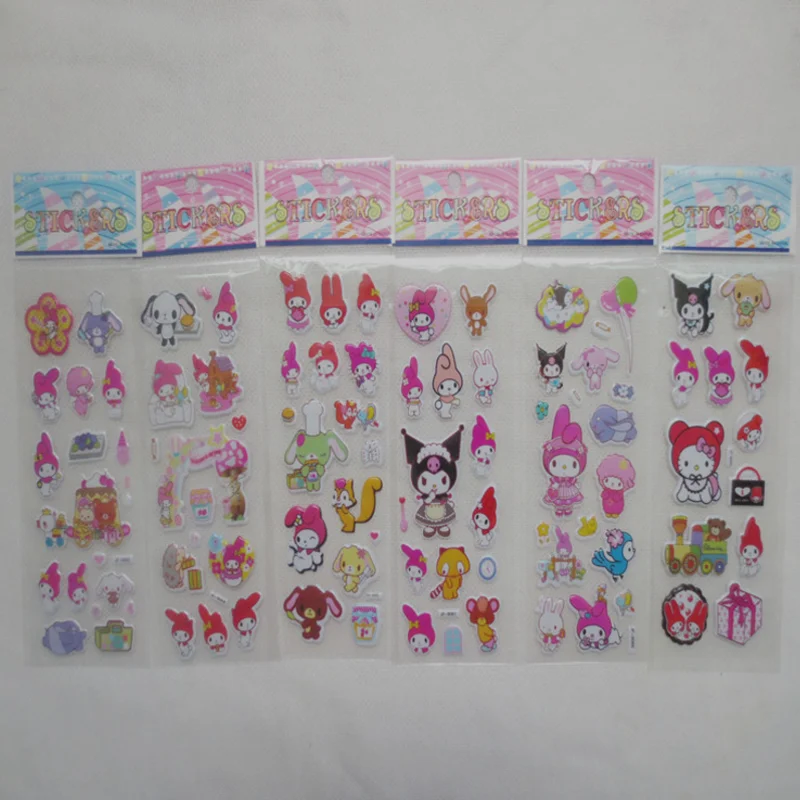 20 sheets/set cute hot My Melody kuromi Rabbit Decorative PVC Stickers DIY phone Diary Phone Album Stickers toys
20 sheets/set cute hot My Melody kuromi Rabbit Decorative PVC Stickers DIY phone Diary Phone Album Stickers toys