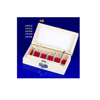 5PCS/Set 1/4 Shank 6.35mm Tungsten Carbide Milling Router Bit Cutter Set High Qualtiy In Wooden Box
5PCS/Set 1/4 Shank 6.35mm Tungsten Carbide Milling Router Bit Cutter Set High Qualtiy In Wooden Box