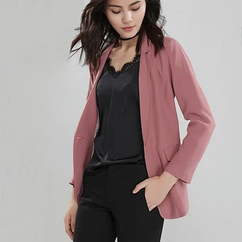 Blazers Women Suit 91% Viscose Fabric Single Button Long Sleeves Ladies Suit Office Clothing Spring Autumn New Fashion
Blazers Women Suit 91% Viscose Fabric Single Button Long Sleeves Ladies Suit Office Clothing Spring Autumn New Fashion