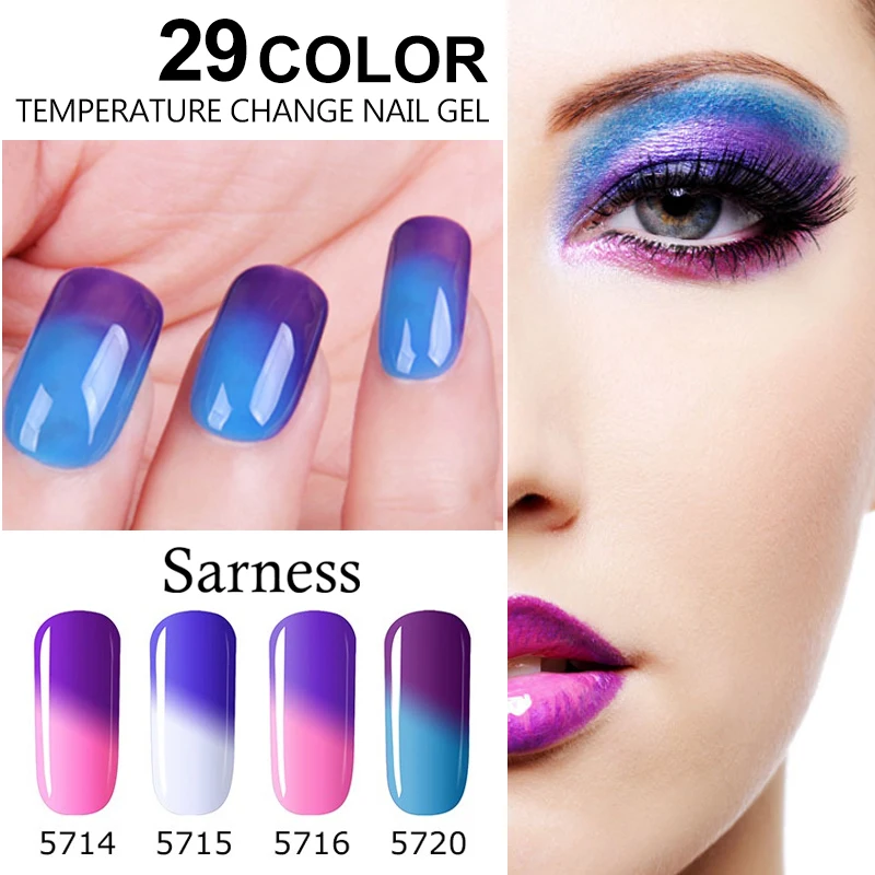 Sarness Temperature Change Color Nail Gel Polish 8ml Nails Art Soak-off Uv Gel Nail Polish Led DIY Salon Gel Varnish Polish Set
Sarness Temperature Change Color Nail Gel Polish 8ml Nails Art Soak-off Uv Gel Nail Polish Led DIY Salon Gel Varnish Polish Set