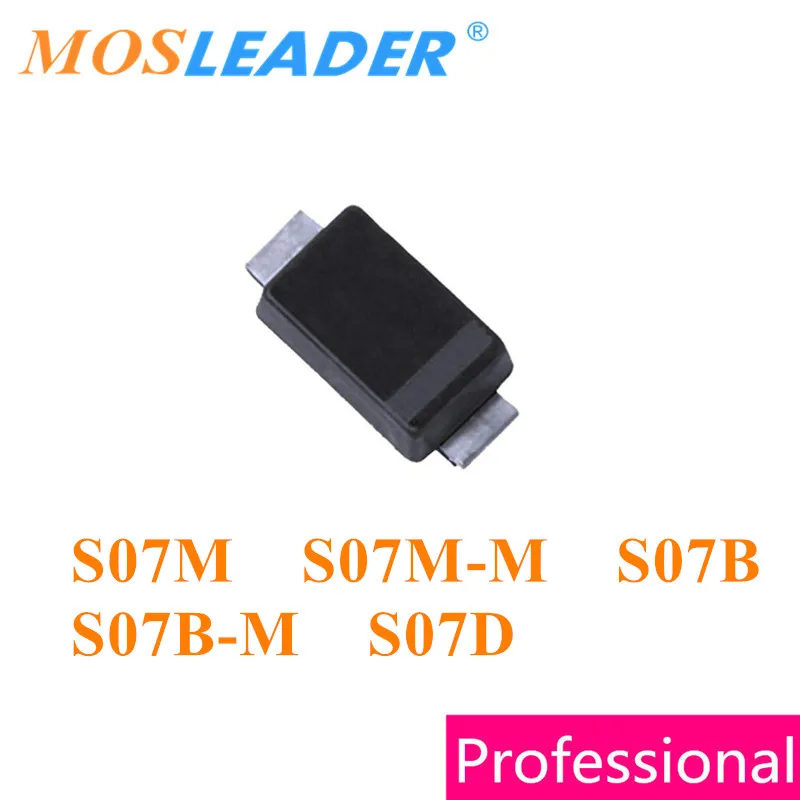 Mosleader 1000PCS 3000PCS SMF DO219AB S07M S07M-M S07B S07D RS07M-GS08 S07M-M-08 RS07B-GS18 S07B-M RS07D-GS18 Chinese For civil
Mosleader 1000PCS 3000PCS SMF DO219AB S07M S07M-M S07B S07D RS07M-GS08 S07M-M-08 RS07B-GS18 S07B-M RS07D-GS18 Chinese For civil