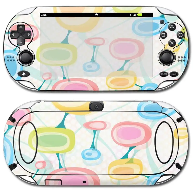 Colourful skin Design Sticker For PSP VITA 1000 decal cover console and controllers For PSP vita 1000 vinyl PVC Skin
Colourful skin Design Sticker For PSP VITA 1000 decal cover console and controllers For PSP vita 1000 vinyl PVC Skin