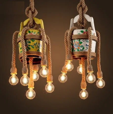 Loft Style Wooden Cask Hemp Rope Droplight Edison Vintage Pendant Light Fixtures For Dining Room Hanging Lamp Indoor Lighting
Loft Style Wooden Cask Hemp Rope Droplight Edison Vintage Pendant Light Fixtures For Dining Room Hanging Lamp Indoor Lighting