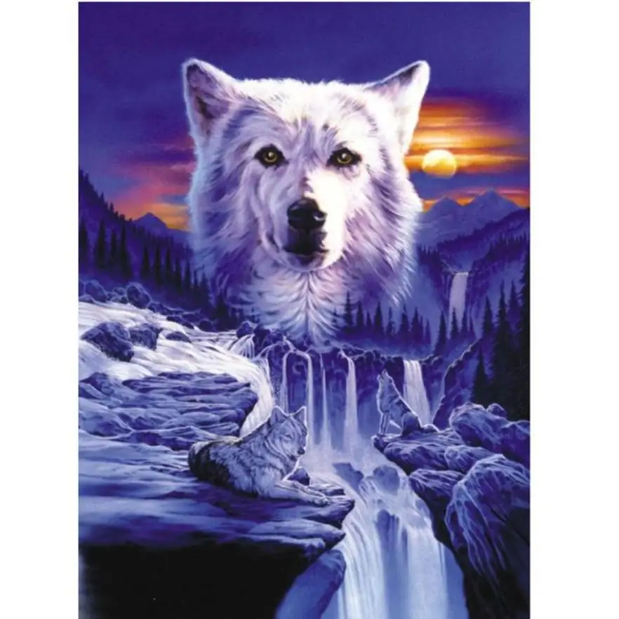 5D DIY diamond painting cross stitch Wolves Fox Diamond Embroidery with crystal Rhinestone mosaic Animal Paint with diamonds
5D DIY diamond painting cross stitch Wolves Fox Diamond Embroidery with crystal Rhinestone mosaic Animal Paint with diamonds