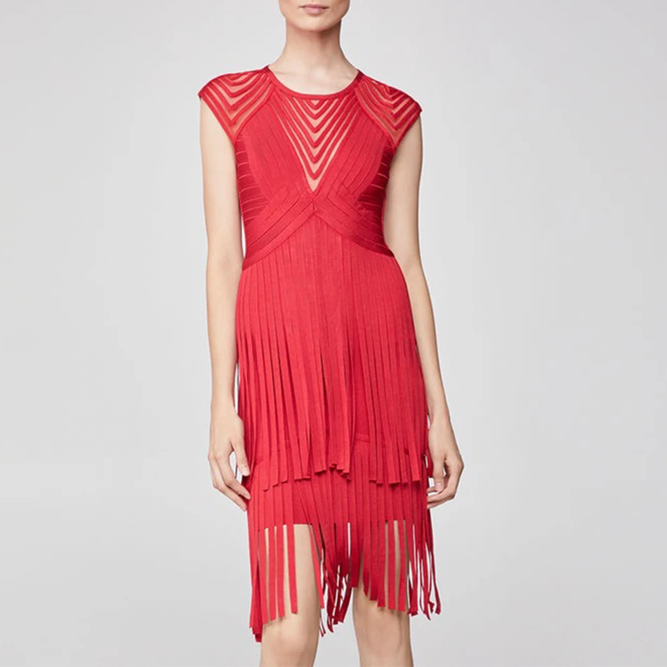 Seamyla 2019 New Fashion Bandage Dress Women Bodycon Fringe Red Celebrity Party Dresses Sleeveless Summer Club Runway Dress
Seamyla 2019 New Fashion Bandage Dress Women Bodycon Fringe Red Celebrity Party Dresses Sleeveless Summer Club Runway Dress