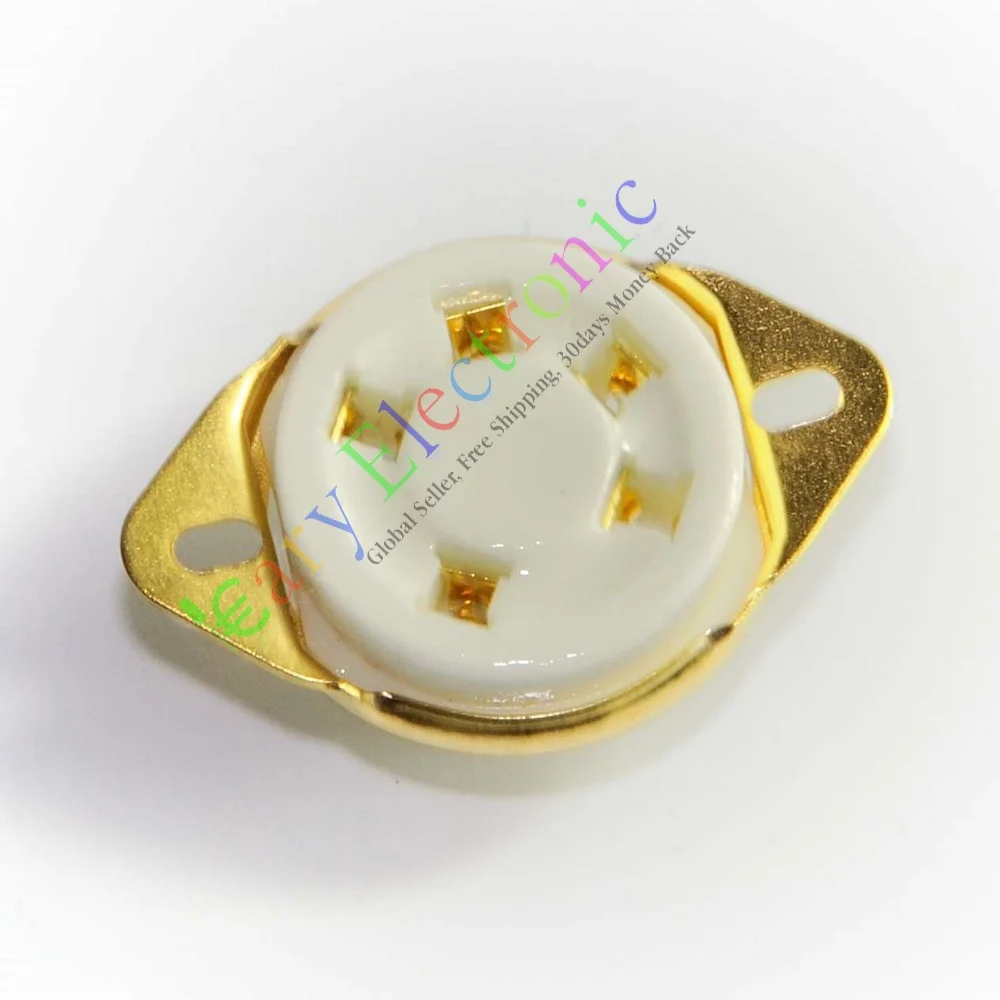 Wholesale and retail 50pc 5pin Gold Ceramic Tube Sockets for 807 Valve 5-21 US style base audio amps free shipping
Wholesale and retail 50pc 5pin Gold Ceramic Tube Sockets for 807 Valve 5-21 US style base audio amps free shipping